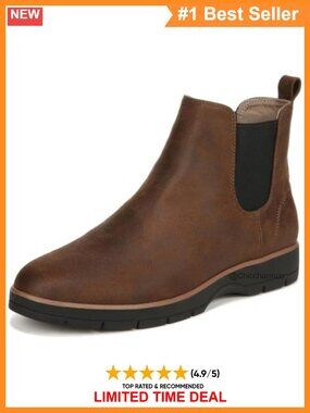 Women's Faux Leather Chelsea Ankle Bootie Slip On Platform Heel